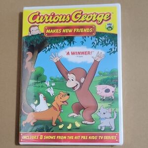Curious George DVD - Makes New Friends